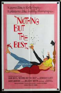 a346 NOTHING BUT THE BEST one-sheet movie poster '64 Alan Bates