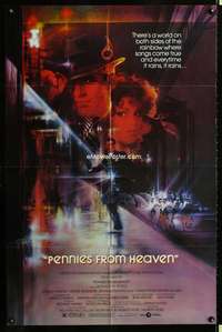 a364 PENNIES FROM HEAVEN one-sheet movie poster '81 Steve Martin, Peak