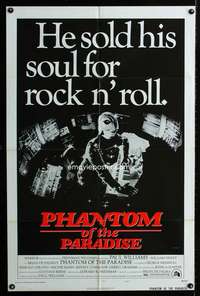 a368 PHANTOM OF THE PARADISE style B one-sheet movie poster '74 De Palma