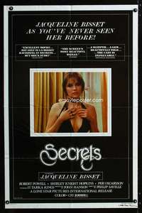 a428 SECRETS one-sheet movie poster R78 sexy Jacqueline Bisset!