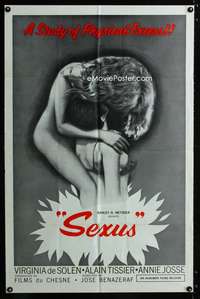 a431 SEXUS one-sheet movie poster '64 Metzger, study of physical excess!
