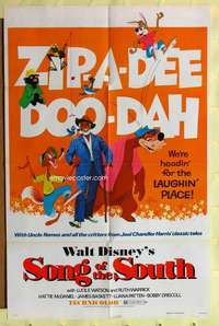 a459 SONG OF THE SOUTH one-sheet movie poster R73 Walt Disney, Uncle Remus