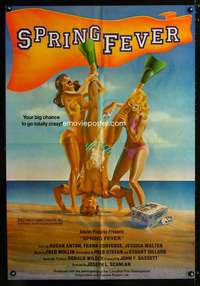 a465 SPRING FEVER one-sheet movie poster '82 Canadian beach comedy!