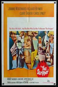 a475 STRIPPER one-sheet movie poster '63 super sexy Joanne Woodward!