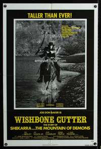 a549 WISHBONE CUTTER one-sheet movie poster '77 cowboy Joe Don Baker!