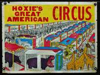 b032 HOXIE'S GREAT AMERICAN CIRCUS poster '70s