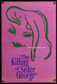 b062 KILLING OF SISTER GEORGE poster print '69 Caroff