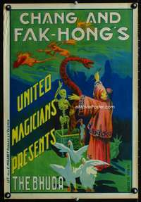b013 CHANG & FAK-HONG Spanish magic poster '20s