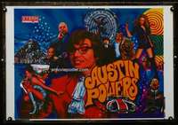 b097 AUSTIN POWERS PINBALL BACKGROUND special movie poster '90s