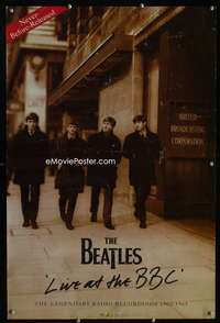 b049 BEATLES LIVE AT THE BBC special music poster '94 cool!
