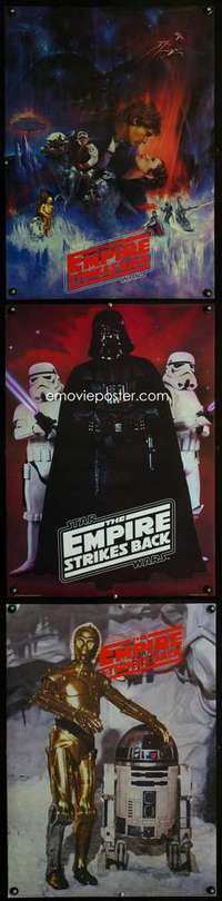 b193 EMPIRE STRIKES BACK 3 commercial movie posters poster '80 cool!