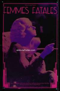 b115 FEMMES FATALES special movie poster '74 Jean Harlow