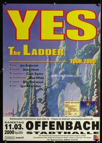 b057 YES THE LADDER TOUR 2000 German concert music poster '00