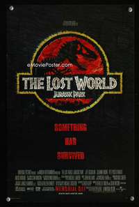 b129 JURASSIC PARK 2 special advance movie poster '96 The Lost World!