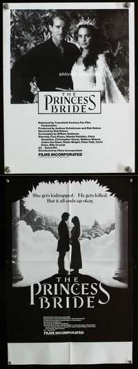 b154 PRINCESS BRIDE 2 special movie posters poster '87 Rob Reiner
