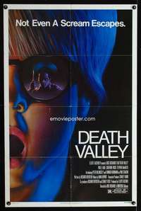 c707 DEATH VALLEY one-sheet movie poster '82 Paul Le Mat, horror!