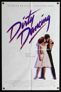 c701 DIRTY DANCING one-sheet movie poster '87 Patrick Swayze, Jennifer Grey