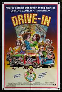 c699 DRIVE-IN one-sheet movie poster '76 teen sex theater comedy!