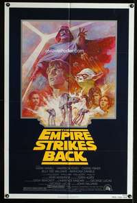 c692 EMPIRE STRIKES BACK 1sh movie poster R81 George Lucas classic!