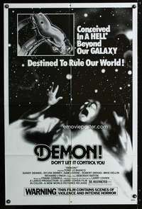 c661 GOD TOLD ME TO one-sheet movie poster '76 Demon, conceived in Hell!