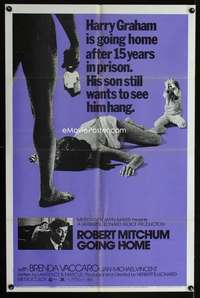 c659 GOING HOME one-sheet movie poster '71 Robert Mitchum, Brenda Vaccaro