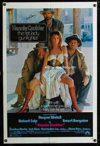 c645 HANNIE CAULDER signed one-sheet movie poster '72 Jack Elam, sexy Raquel!
