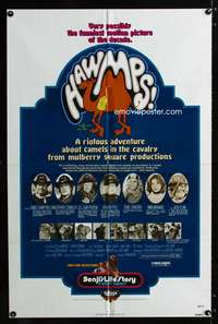 c644 HAWMPS/BENJI'S LIFE STORY one-sheet movie poster '76 Joe Camp