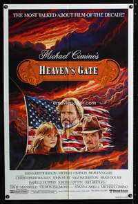c639 HEAVEN'S GATE int'l one-sheet movie poster '81 Kristofferson, Cimino