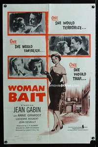 c606 INSPECTOR MAIGRET one-sheet movie poster R50s she is sexy Woman Bait!