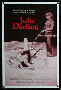 c589 JULIE DARLING one-sheet movie poster '82 Sybil Danning, sexy horror!