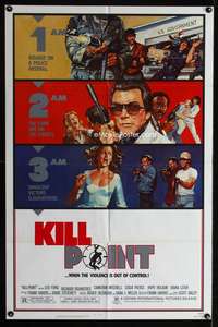 c580 KILLPOINT one-sheet movie poster '84 Richard Roundtree, Mitchell