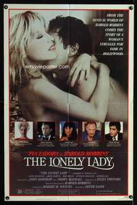 c543 LONELY LADY one-sheet movie poster '83 Pia Zadora, Harold Robbins