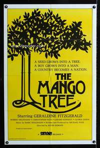 c526 MANGO TREE one-sheet movie poster '82 Geraldine Fitzgerald, Australian!