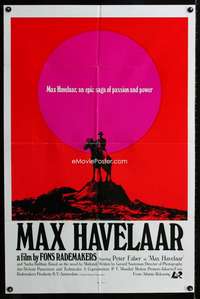 c514 MAX HAVELAAR one-sheet movie poster '76 epic Dutch Indonesian saga!
