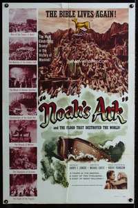 c460 NOAH'S ARK one-sheet movie poster R57 Michael Curtiz, Costello