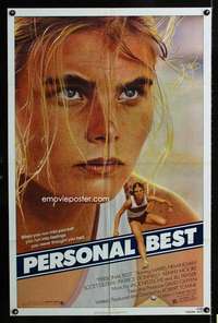 c413 PERSONAL BEST one-sheet movie poster '82 athletic Mariel Hemingway!