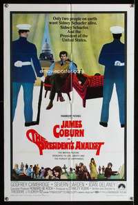 c380 PRESIDENT'S ANALYST one-sheet movie poster '68 James Coburn