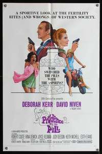 c361 PRUDENCE & THE PILL one-sheet movie poster '68 Deborah Kerr, Niven