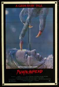 c357 PUMPKINHEAD one-sheet movie poster '88 gruesome monster image!