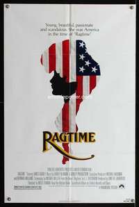 c349 RAGTIME one-sheet movie poster '81 James Cagney, Pat O'Brien