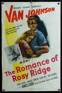 c272 ROMANCE OF ROSY RIDGE one-sheet movie poster '47 1st Janet Leigh!