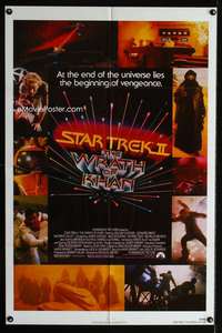 c133 STAR TREK II one-sheet movie poster '82 Leonard Nimoy, William Shatner