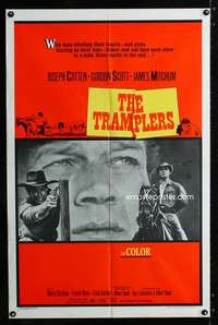c093 TRAMPLERS one-sheet movie poster '66 Albert Band, Joseph Cotten