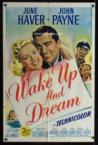 c071 WAKE UP & DREAM one-sheet movie poster '46 June Haver, John Payne