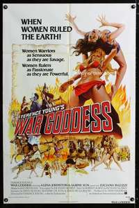 c068 WAR GODDESS one-sheet movie poster '74 sexy battling women warriors!