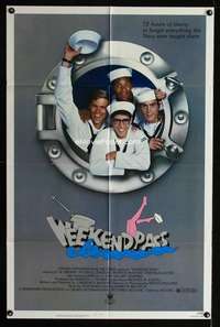 c065 WEEKEND PASS one-sheet movie poster '84 Navy sex, Lawrence Bassoff