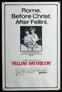 d118 FELLINI SATYRICON Forty by Sixty movie poster '70 Federico cult classic!