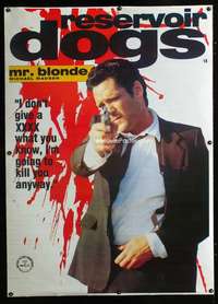 d073 RESERVOIR DOGS English 40x55 movie poster '92 Tarantino, Madsen