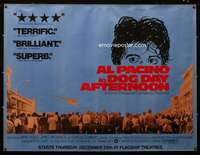 d085 DOG DAY AFTERNOON subway movie poster '75 Pacino, Lumet