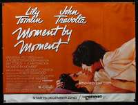 d092 MOMENT BY MOMENT subway movie poster '78 Tomlin, Travolta